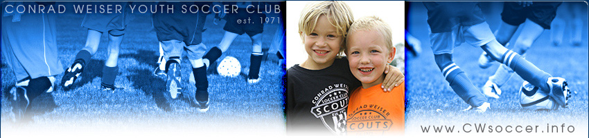 Conrad Weiser Youth Soccer Club -  est. 1971. www.cwsoccer.info